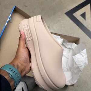 Adidas Cream Slip-On Footwear